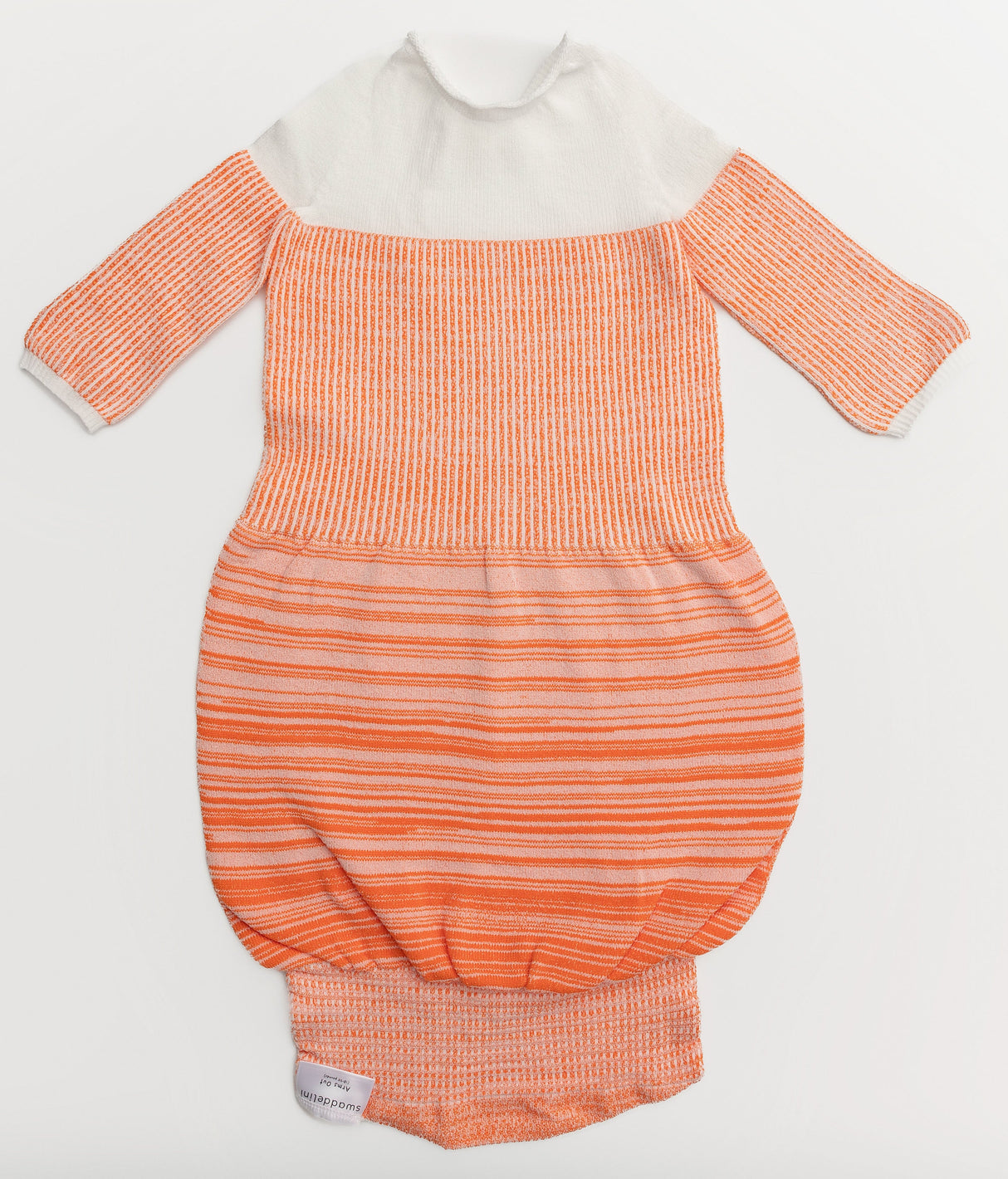 Orange Arms Out™ Long Sleeve Sleep Sack From Swaddelini