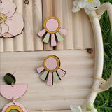 Art Deco Pastel Studs from LE CHIC MIAMI