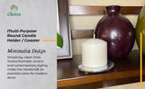 Multi-Purpose Round Candle Holder / Coaster from Choixe