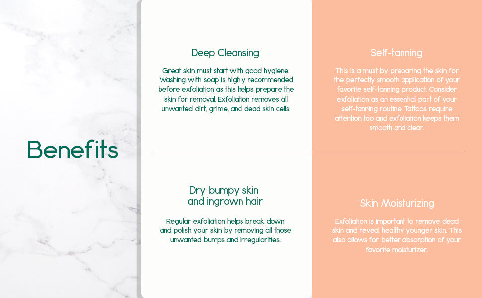 Silk Exfoliating Bath Gloves from BeNat