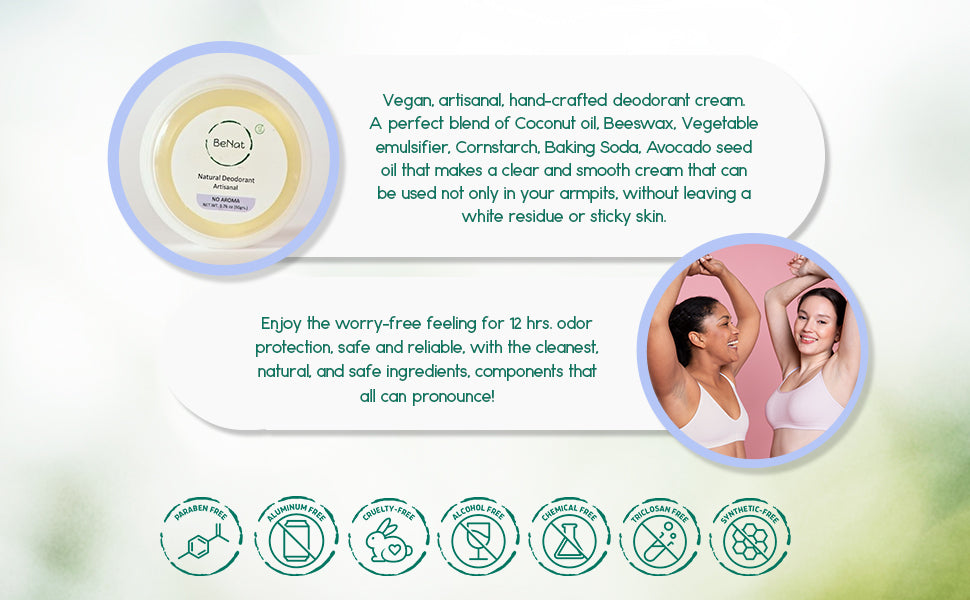 Vegan Deodorant Cream from BeNat