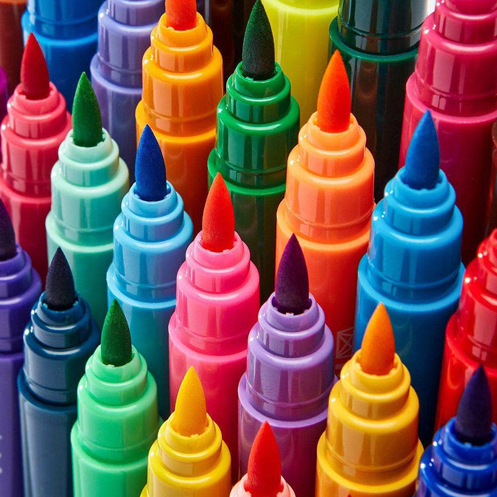 Brush Tip Markers 36 Colors from KINGART
