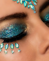 Peace - Blue Holographic Fine Glitter from Lunautics