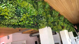 Ultra-Luxury Lush Spring Artificial Vertical Garden Green Wall 40" x 40" 11SQ FT Commercial Grade UV Resistant (Overstock Sale) from Designer Plants USA