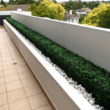 Dark Artificial Boxwood Hedge 40"L x 10"H Commercial Grade UV Resistant from Designer Plants USA