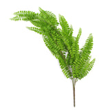 Artificial Dark Green Hanging Button Fern Plant 31" UV Resistant from Designer Plants USA