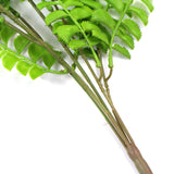 Artificial Dark Green Hanging Button Fern Plant 31" UV Resistant from Designer Plants USA