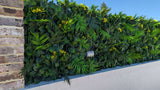 Luxury Flowering Hawaiian Sunrise Artificial Vertical Garden 40" x 40" 11SQ FT Commercial Grade UV Resistant from Designer Plants USA