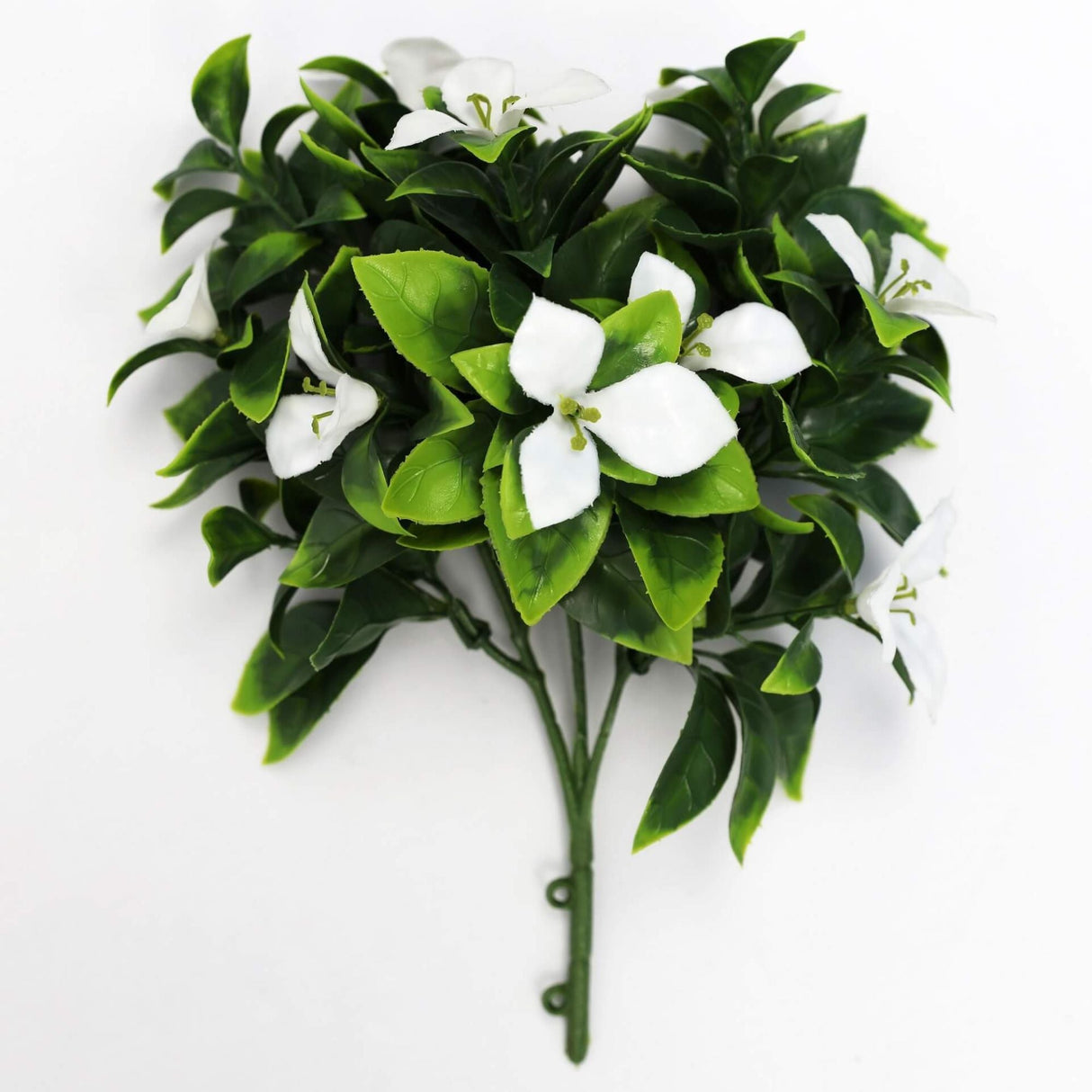 Artificial White Bougainvillea Flower Stem 12" (Living Wall Insert) from Designer Plants USA