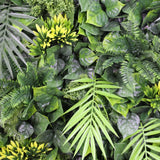Luxury Flowering Hawaiian Sunrise Artificial Vertical Garden 40" x 40" 11SQ FT Commercial Grade UV Resistant from Designer Plants USA