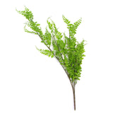 Artificial Light Green Hanging Button Fern Plant 31" UV Resistant from Designer Plants USA