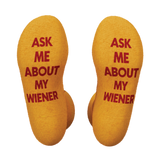 The Ask Me | Hot Dog Heel Hammock™ Crew Socks from Shinesty