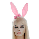 12PCS - Bunny Rabbit Ear with Ribbon Fur Headbands from Madeline Love
