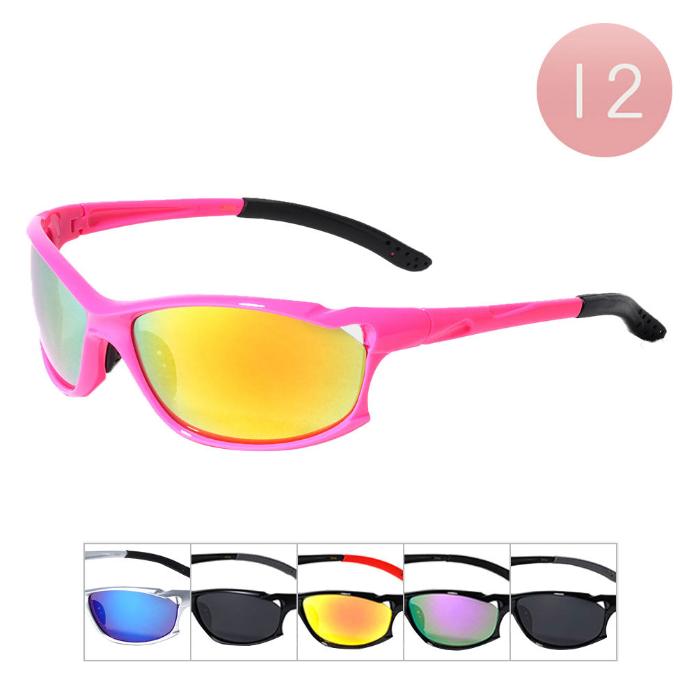 12Pcs Tinted Wayfarer Sunglasses from Madeline Love