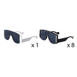 12Pcs Visor Style Wayfarer Sunglasses from Madeline Love