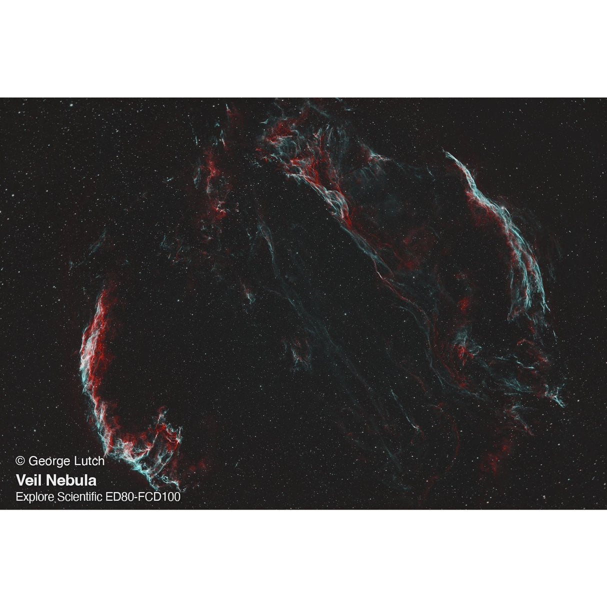 Explore Scientific ED80-FCD100 Series Air-Spaced Triplet Refractor Telescope and Field Flattener f/5 to f/7 - FCD100-0806-02-FF from Explore Scientific