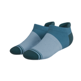 The Atlantic | Blue Color Block Heel Hammock™ Ankle Socks from Shinesty