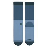 The Atlantic | Blue Color Block Heel Hammock™ Crew Socks from Shinesty