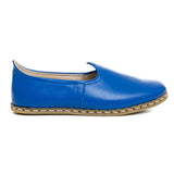 Women's Blue Slip On Shoes from Atlantis Handmade Shoes