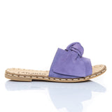 Lavender Bows Leather Sandals from Atlantis Handmade Shoes