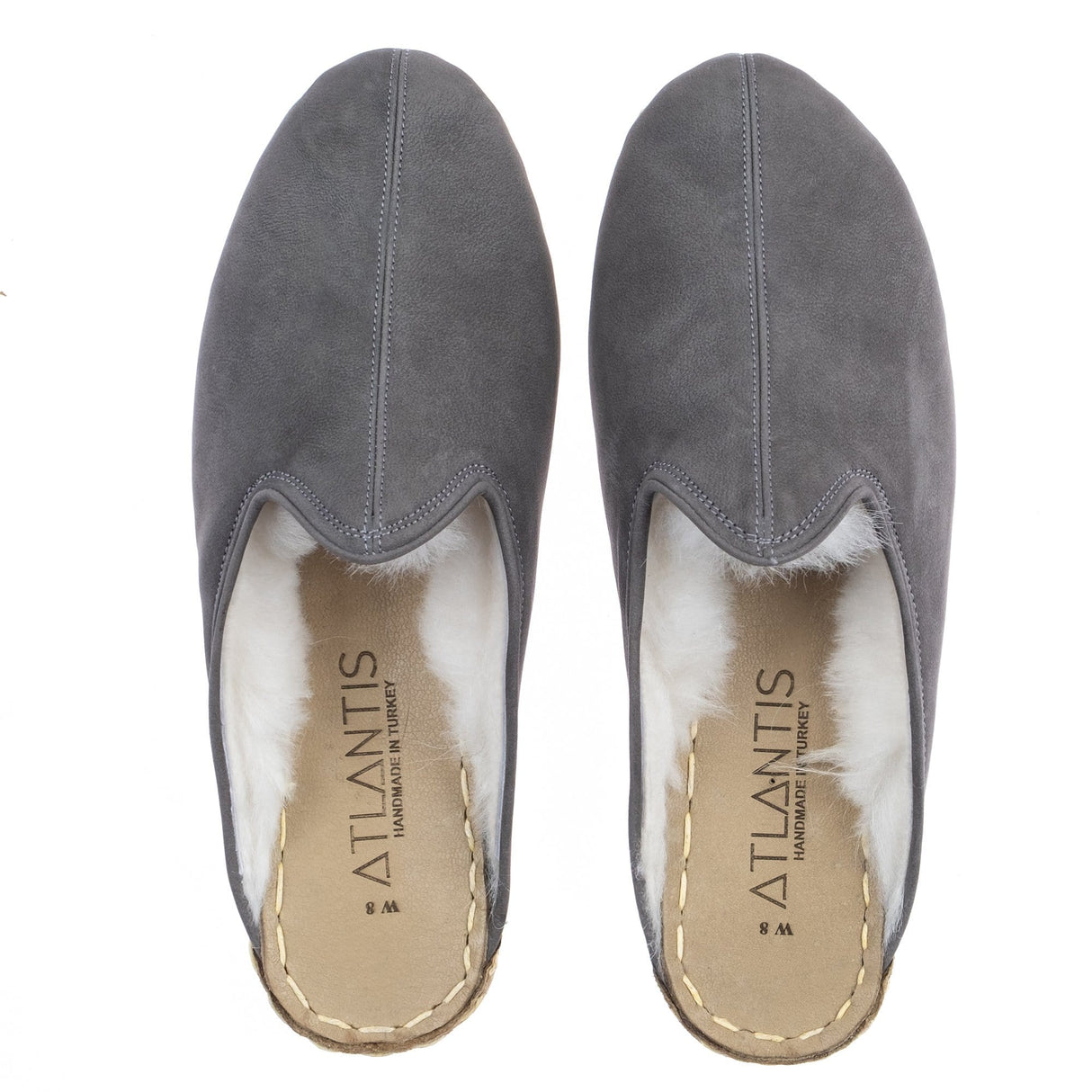 Men's Gray Shearlings from Atlantis Handmade Shoes