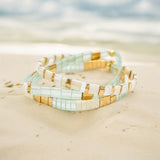 ATLANTIS - Tila Bead Bracelet Stack of 3 from Mack & Rex
