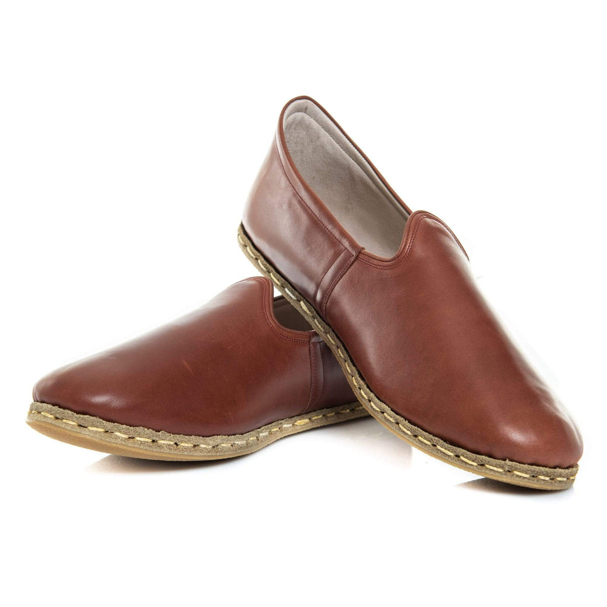 Women's Cacao Slip On Shoes from Atlantis Handmade Shoes