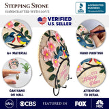 Blossoming Songbirds Positivity Stepping Stone, 9.5" Happiness Garden Decoration and Support Gift from OrnamentallyYou