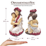 A Mother’s Embrace Figurine, 8" Child and Mom Heartwarming Tabletop Statue Decoration from OrnamentallyYou