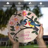 Blossoming Songbirds Positivity Stepping Stone, 9.5" Happiness Garden Decoration and Support Gift from OrnamentallyYou