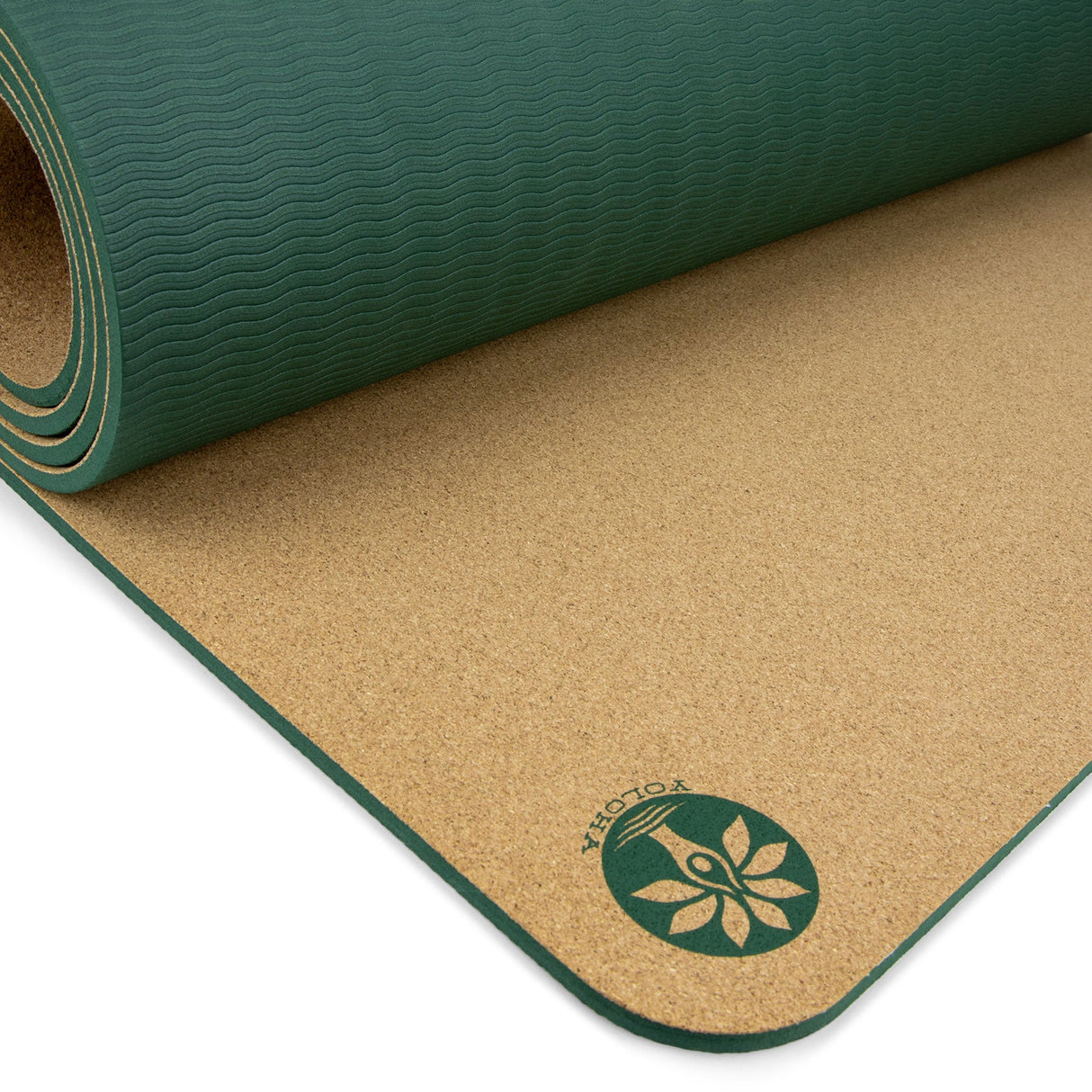 Mountain Magic Aura Cork Yoga Mat from Yoloha Yoga