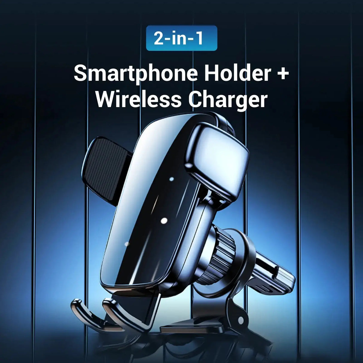Auto Clamping Wireless Car Charger and Phone Holder from Cool Gadget