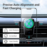 Auto Clamping Wireless Car Charger and Phone Holder from Cool Gadget