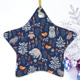 Autumn Forest Scandinavian Forest Ornament from OrnamentallyYou