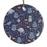 Autumn Forest Scandinavian Forest Ornament from OrnamentallyYou