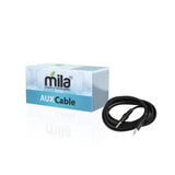 AUX 3.5mm Cable, Compact - Pack of 12 from Mila Lifestyle Accessories