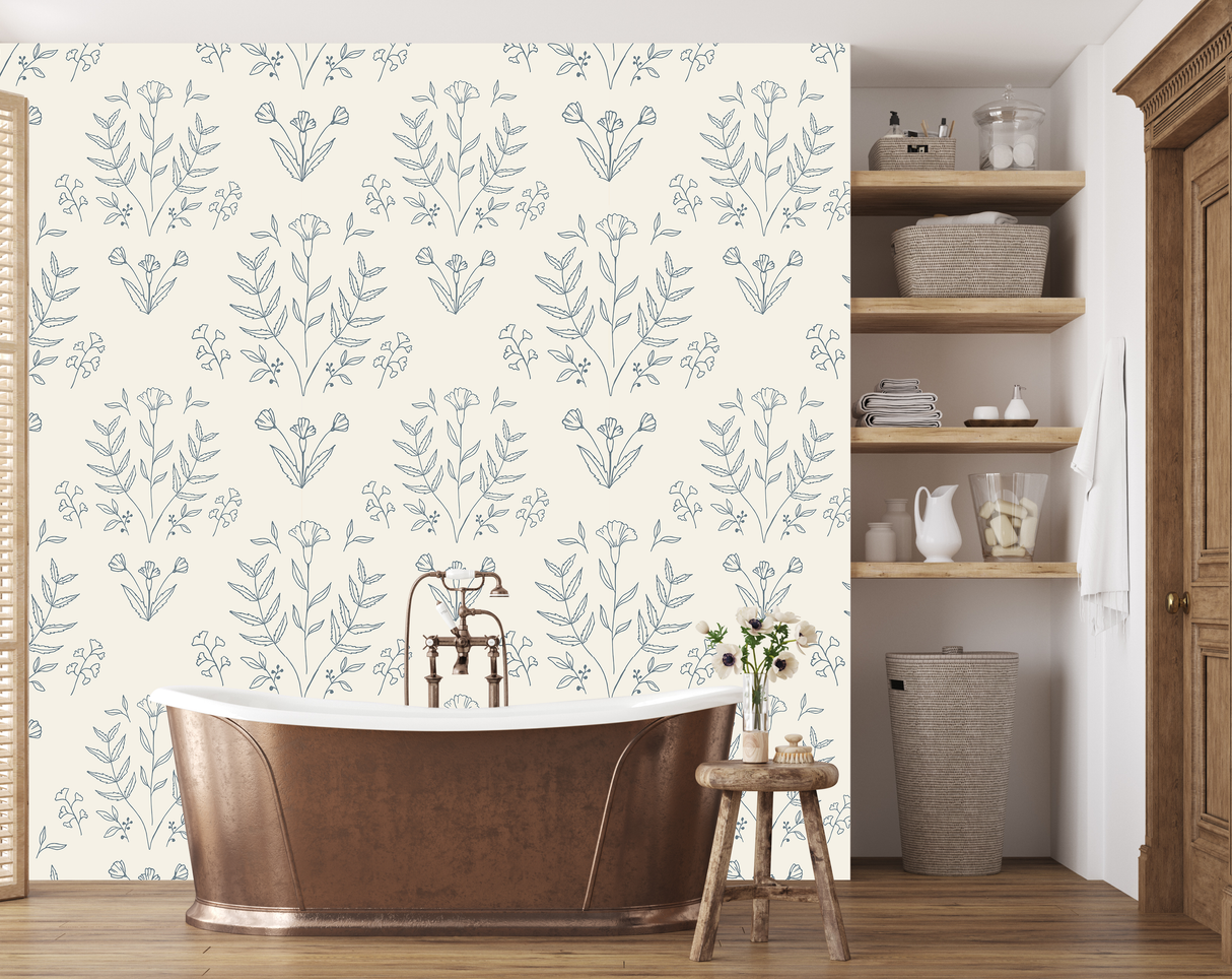 Ayla Wallpaper by Manvi Semalty from Loomwell Home Goods