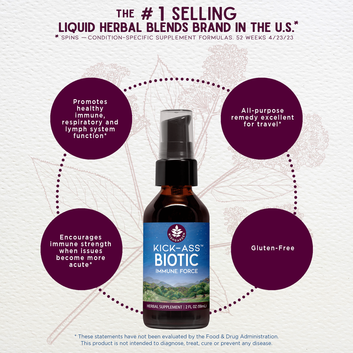 Kick-Ass Biotic Immune Force from WishGarden Herbs
