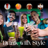 Upside Down Beer Glasses from Dragon Glassware