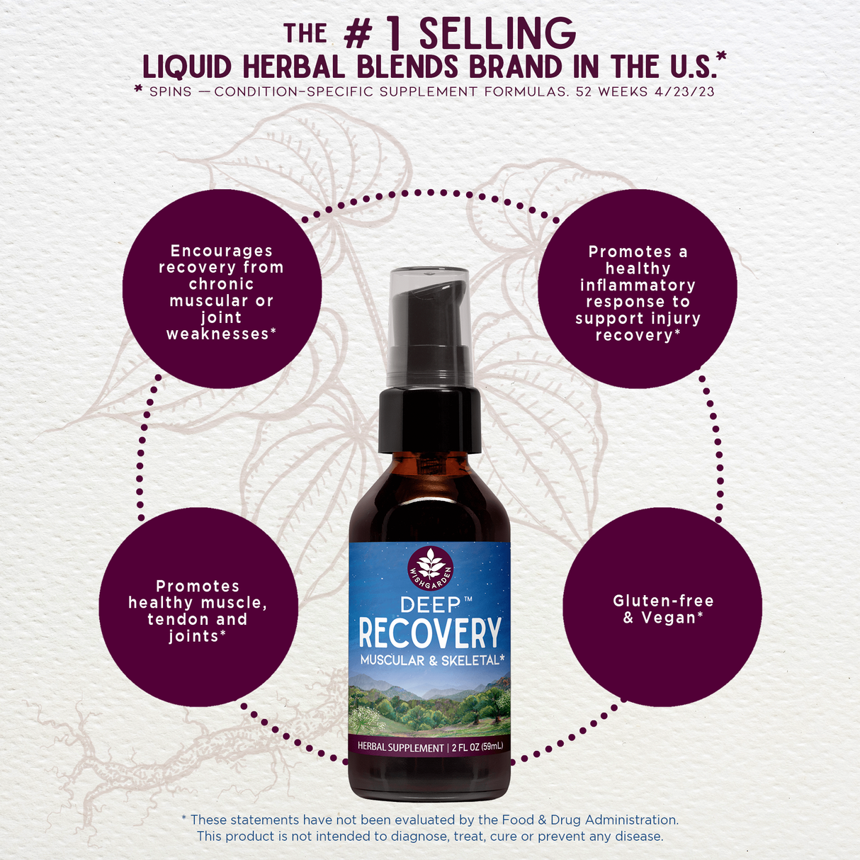 Deep Recovery Muscular & Skeletal From WishGarden Herbs