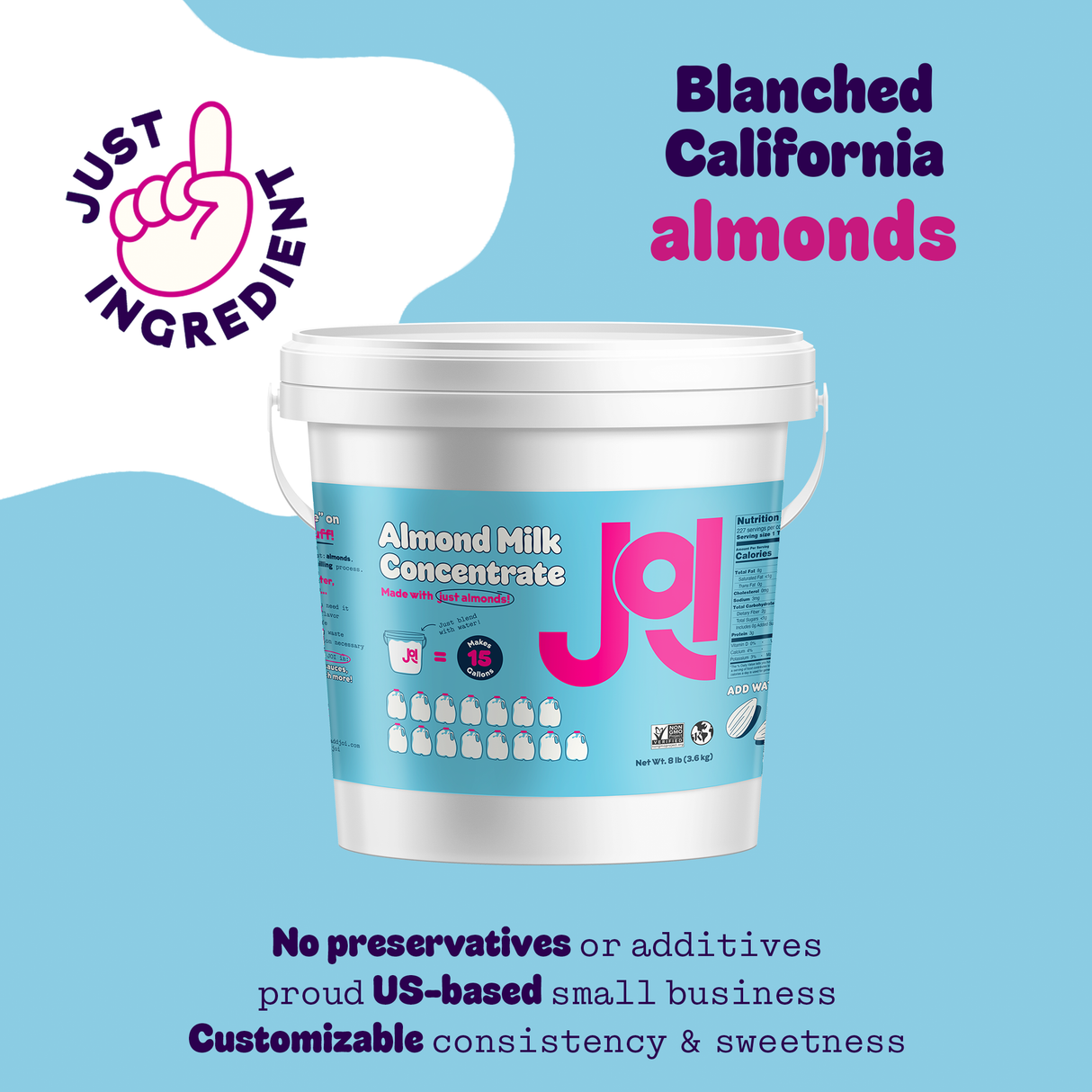 Almond Milk Base - Bulk From JOI