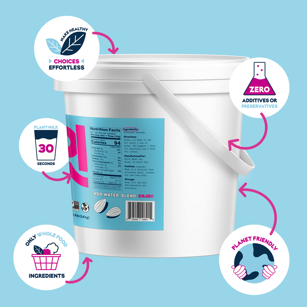 Almond Milk Base - Bulk From JOI
