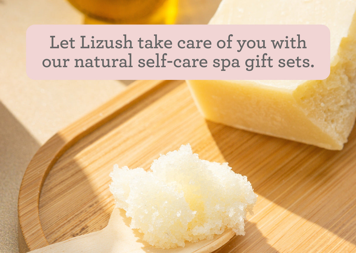 Reviving set with Grapefruit shea butter and Body scrub from Lizush