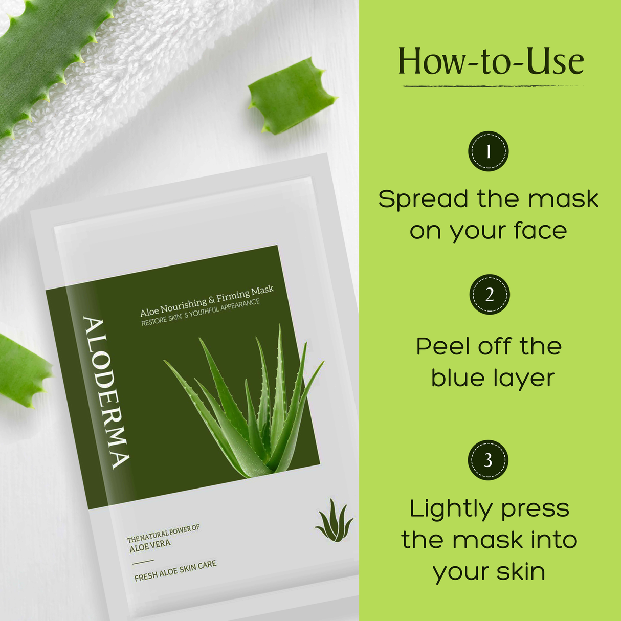 Aloe Firming Mask (Box of 5) from ALODERMA