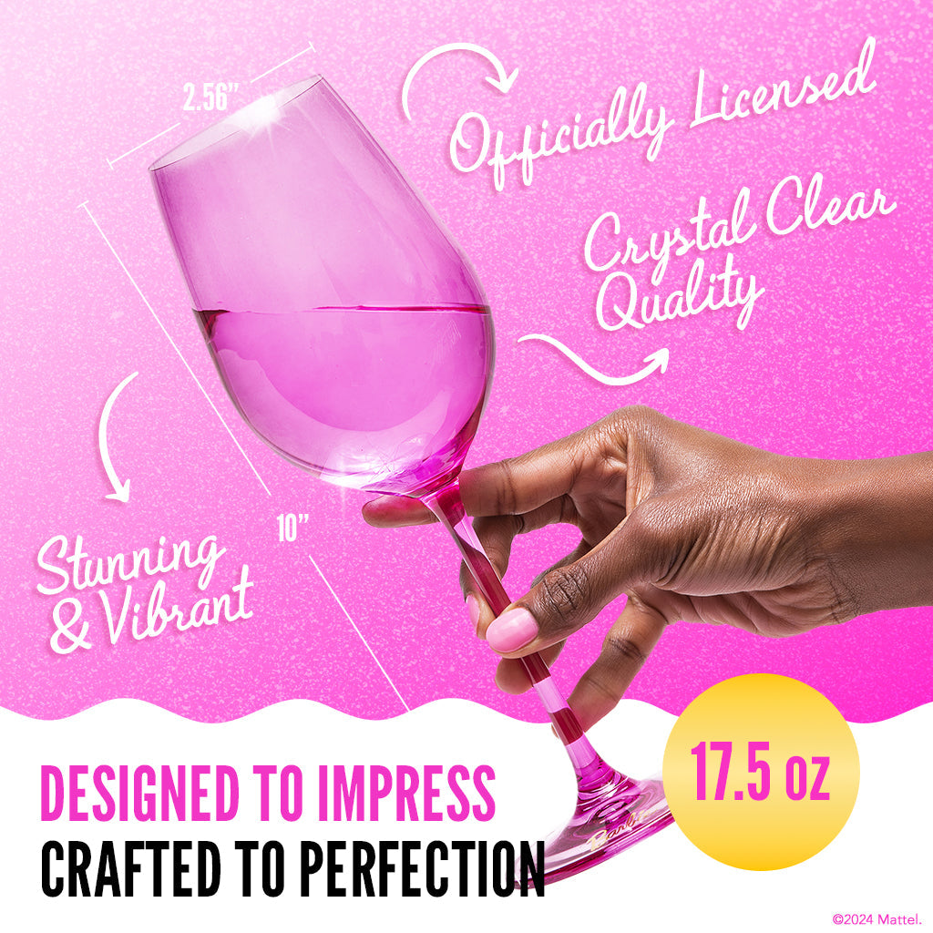 Barbie™ x Dragon Glassware® Wine Glasses from Dragon Glassware