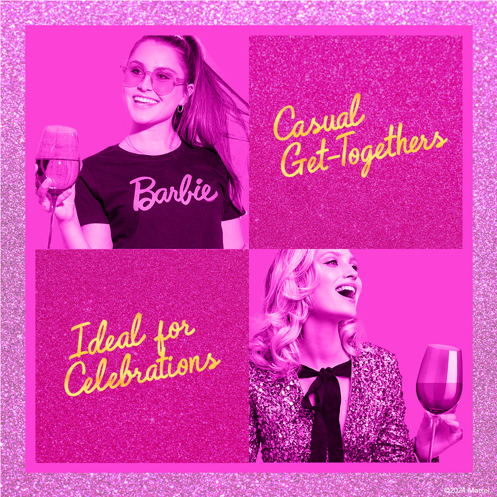 Barbie™ x Dragon Glassware® Wine Glasses from Dragon Glassware