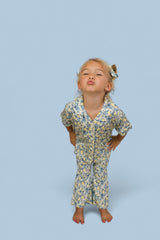 VINTAGE CITRUS TOILE DREAM GIRL'S FLARE SET from DREAM BIG LITTLE CO