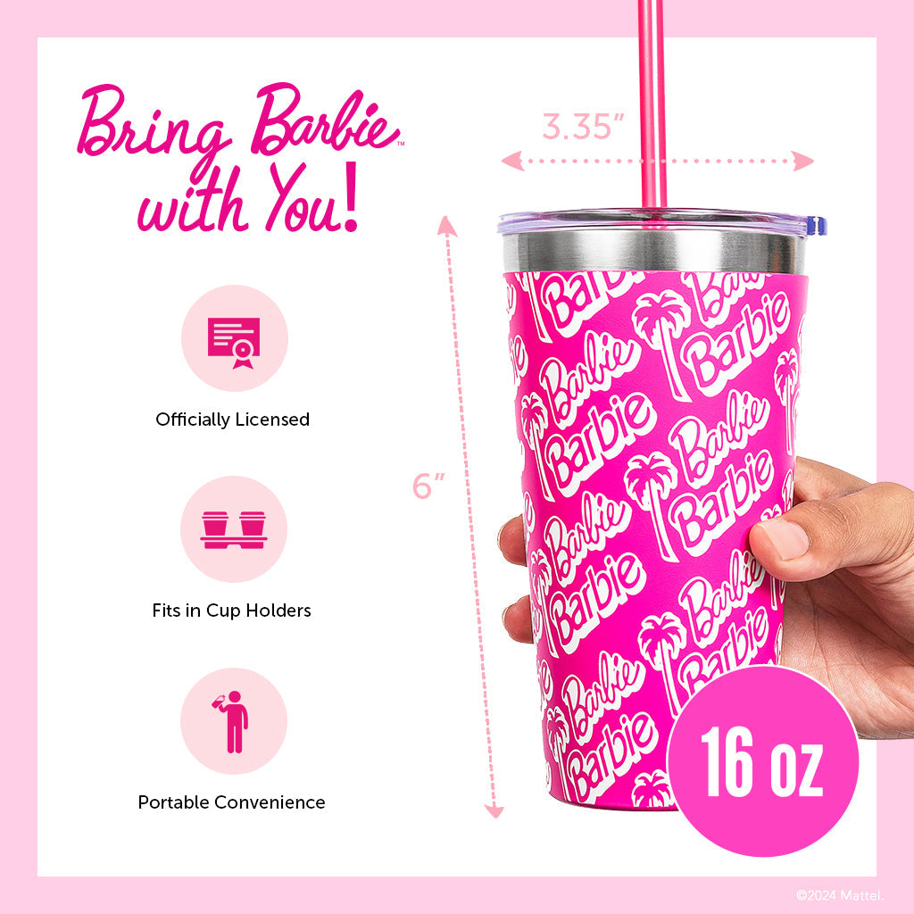 Barbie™ x Dragon Glassware® Tumbler - 16 oz from Dragon Glassware