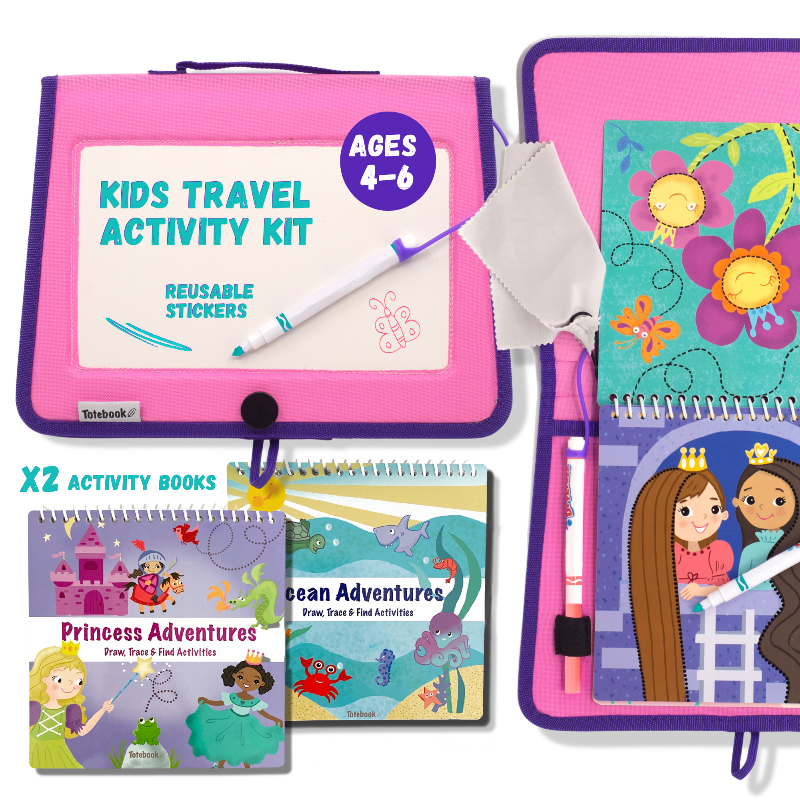 Totebook Kids Dry Erase Activity Kit - Set of 2 Books from UnbuckleMe®