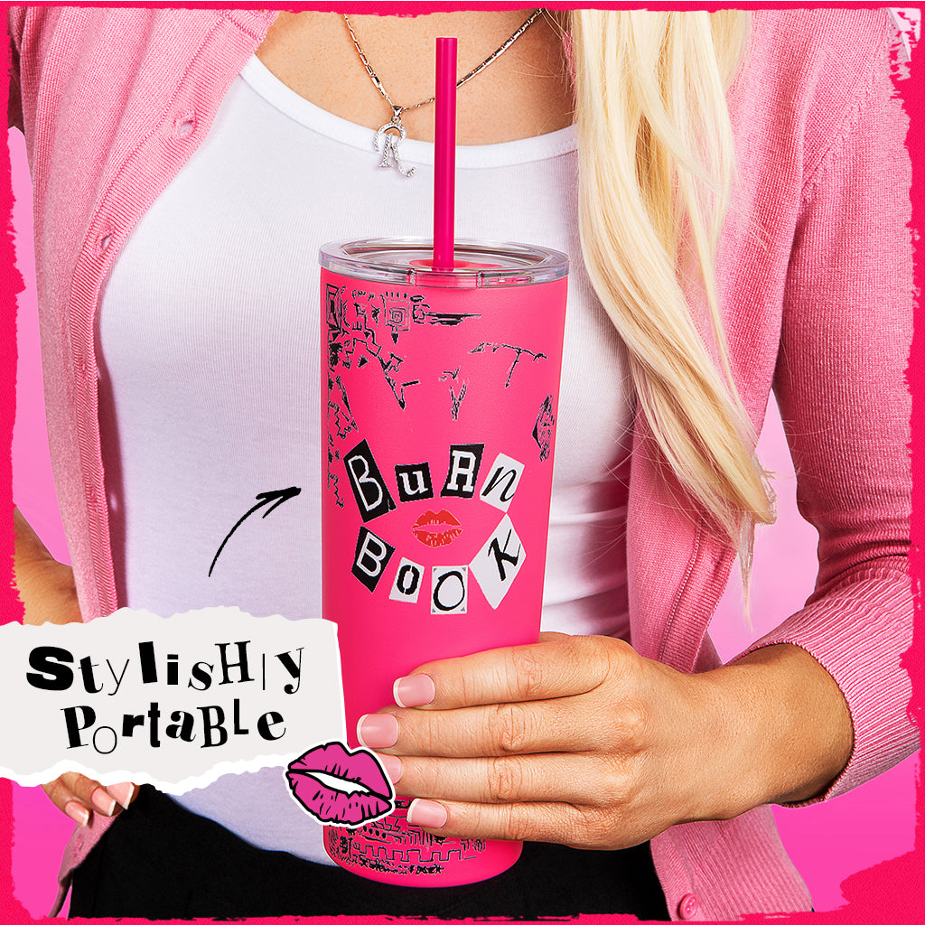 Mean Girls Burn Book Tumbler - 24 oz from Dragon Glassware